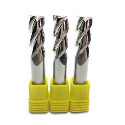 High Quality Aluminium 3 Flutes End Mill with Bottom Wiper for Rough Milling Cutter