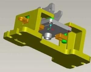 Hydraulic Pneumatic Fixture on Rotary Table Non Standard Clamp Cylinder