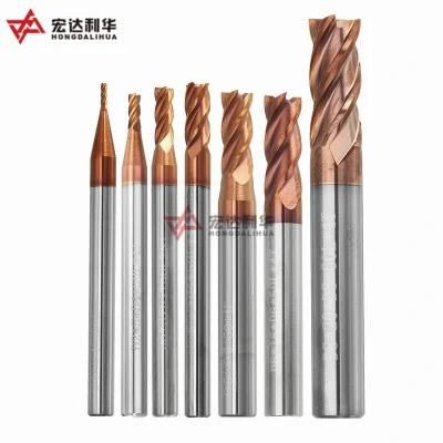 1-8mm 4 Flutes Tungsten Carbide End Mill Cutter HRC55 Altin Coating End Mill Cutter CNC Tool