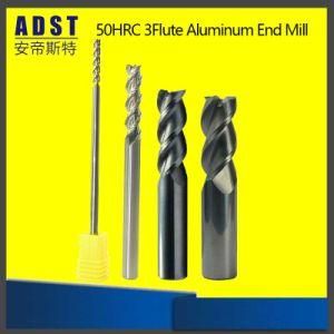 Long Carbide Corner Radius End Mill with Tisin Coating