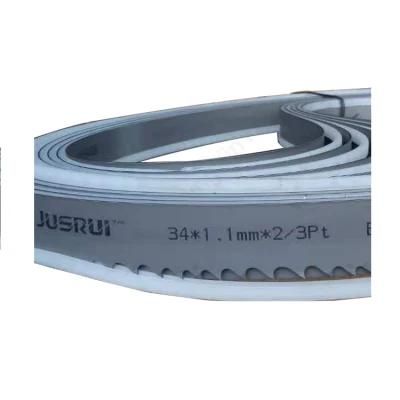 34X1.1mm B2000 Customizable HSS Bimetal Band Saw Blade for Sawing Alloy Steel