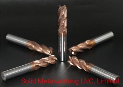Tungsten Carbide Flat Cutting Tool CNC Endmill for Milling Machine