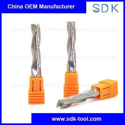 Factory Sale High Speed Cutting Tools Carbide 3 Flutes Roughing Milling Tools End Mills for Woodworking