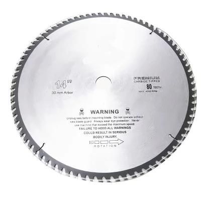 14&quot;*80t Circular Tct Saw Blade for Woodworking (SED-TSB14&quot;)