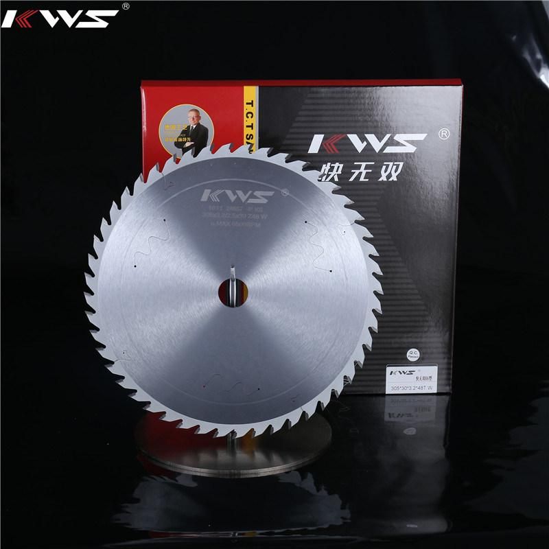 Kws Tct Carbide Tipped Circular Saw Blade for Cutting Wood and Wood Composites Plywood MDF Laminate Chipboard 300*30*3.2*96t