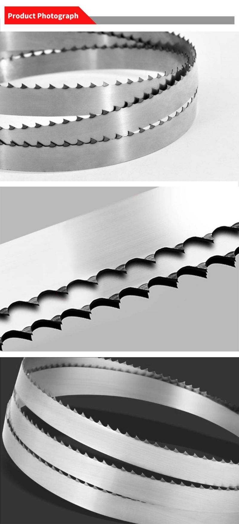 Pilihu Stainless Steel Band Saw Blades for Frozen Fish Meat Cutting