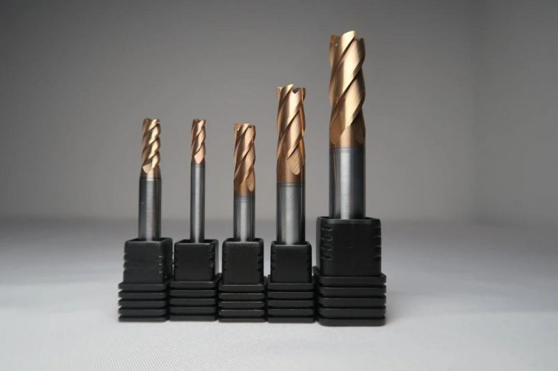 2 Flutes HRC60 Carbide Corner Radius Milling Cutter