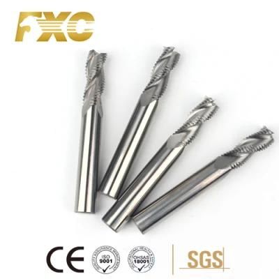 Solid Carbide High Precision 3 Flutes Rough End Mill Cutter for Aluminum