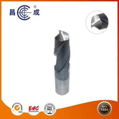 HSS 3 Flutes 75 Degree Chamfer End Mill for Processing Conical Surface