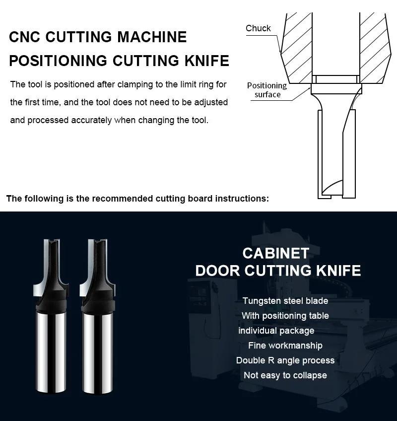 Cabinet Door Cutter Tct CNC Engraving Machine Tool Straight Knife Trimming Drill Slotting Woodworking Milling Cutter