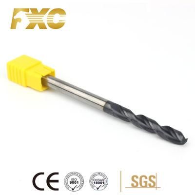 Tungsten Carbide HRC45 Degree Twist CNC Milling Cutting Machine