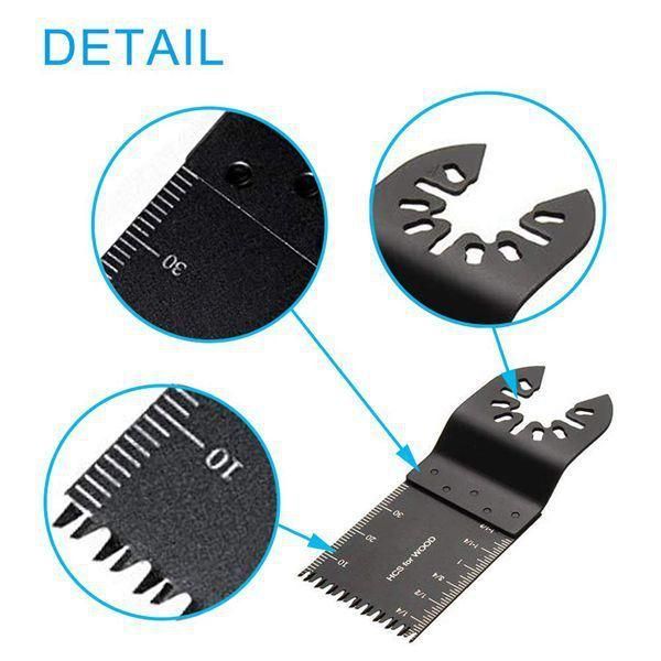 60 34mm Woodworking Hole Saw Blades Multi-Function Treasure Saw Blades Swing Tool Saw Blade Accessories