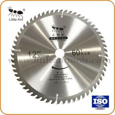 12&quot; 60t Hardware Tools Circular Carbide Cutting Disk Tct Saw Blade for Wood &amp; Aluminum