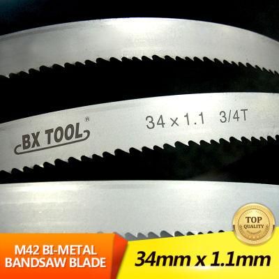 Benxi Tool High Quality M42 HSS High Cobalt HSS Bimetal Band Saw Blades Cutting Metal