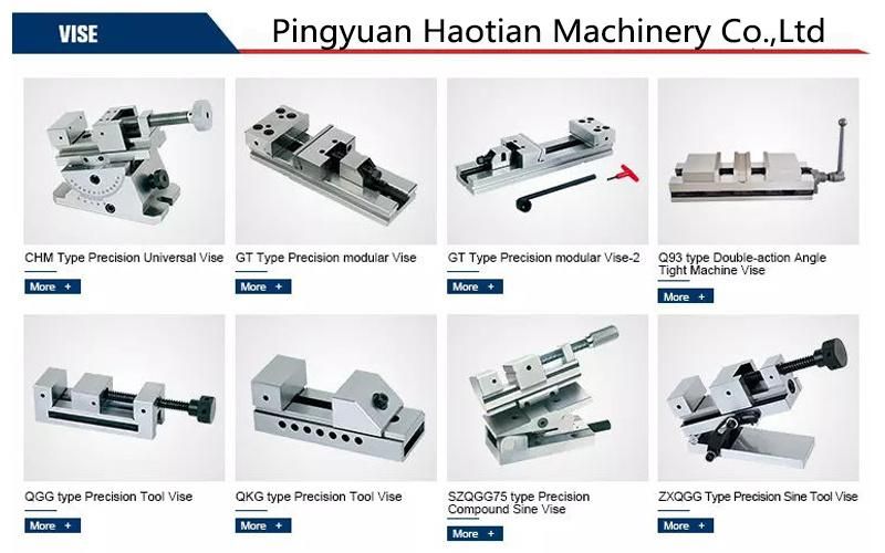 Precison CNC Milling Machine Vice CNC Modular Machine Vise Gt150 Gt125 Gt175 Gt200