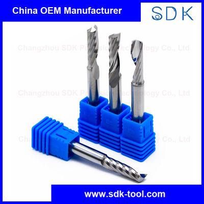 Wholesale Price HRC 55 Solid Carbide One Flute End Mill Cutting Tools for Aluminum