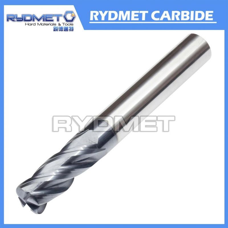 Rydmet 50 HRC Rd-50 Series 2-4 Flutes Extra Long Solid Tungsten Carbide End Mills