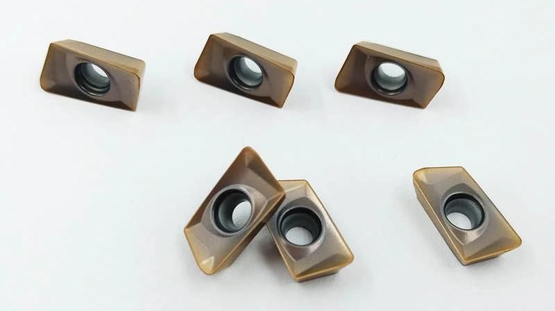 Square Shoulder Cemented Carbide Milling Inserts Apmt