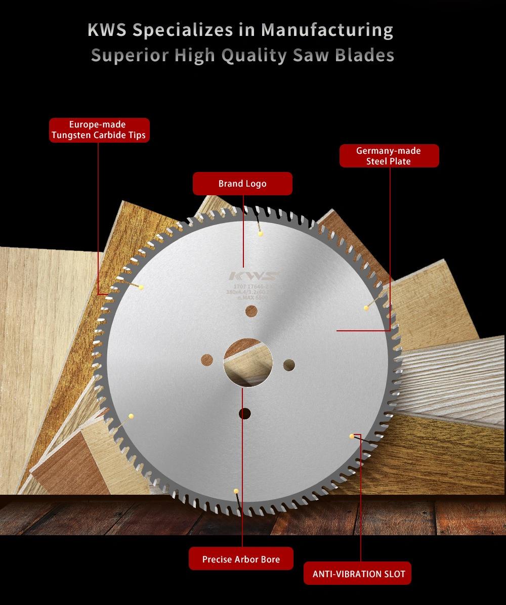 Kws Carbided Panel Sizing Saw Blade for Wood Cutting Woodworking Tool