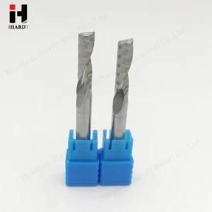 Ihardt HRC55 Polishing Single Flute Spiral End Mill Bits for MDF Board