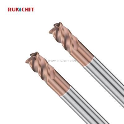 70HRC 4 Flutes Solid Carbide Square End Mill for Mindustry Industry Materials High Die Industry (NRBH0602)