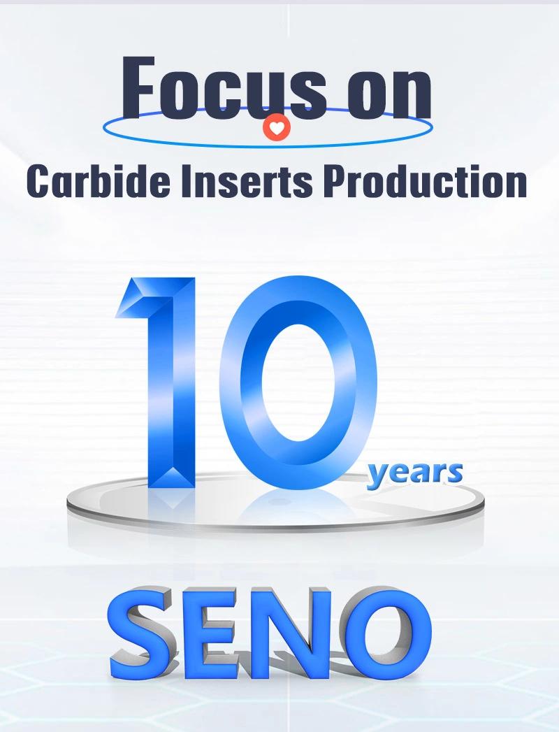 Seno Universal and Practical Uncoated Blade CNC Insert Cermet Turning Tbgt Series