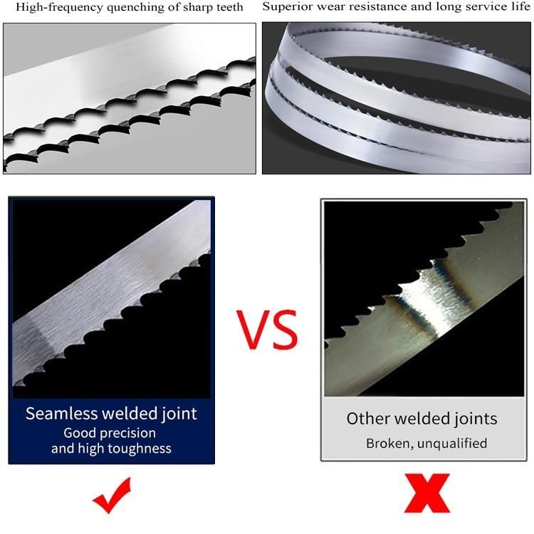 Wood Cutting Sawmill Band Saw Blade with Teeth Sharping and Hardening