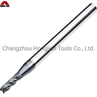 Long Carbide Cutting End Mills with 4flutes for Metal