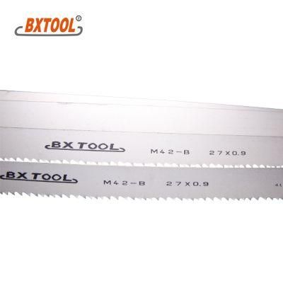 3505*27*0.9*3/4t M42 Best Quality Bimetal Band Saw Blade Cutting Stainless Steel