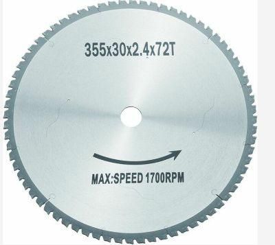 Profession Tct Saw Blade for Cooper, Aluminum, Metal Cutting