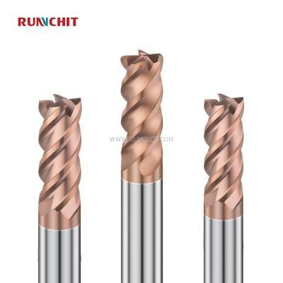 High-Speed, High-Hardness 65HRC 2 Flutes CNC Milling Cutter Tool From 0.1mm to 20mm for Mold Industry (HRBH0402A)