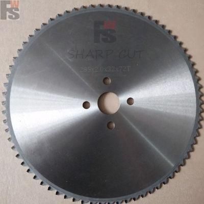 High Quality Circular Cold Saw 285X2.0X1.7X32X72t for Cutting Steel.