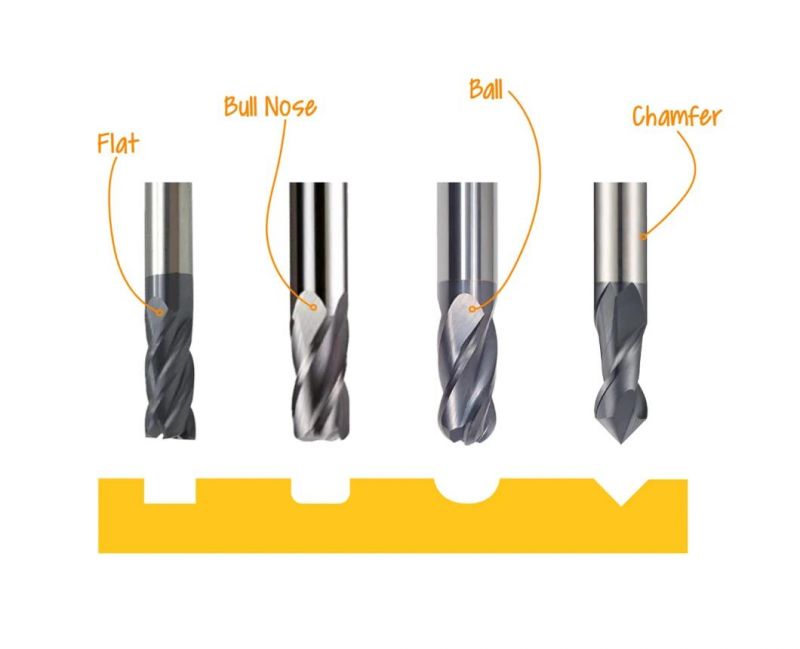 Carbide End Mills with excellent cutting edges