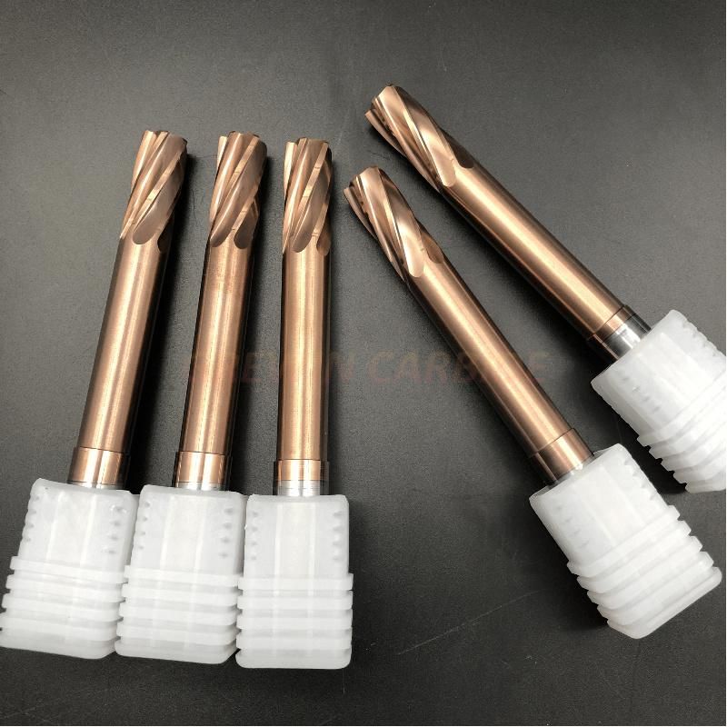 Grewin-Customized Cutting Tool Reaming Tools 6 Flutes Tugnsten Carbide Spiral Flute Reamers