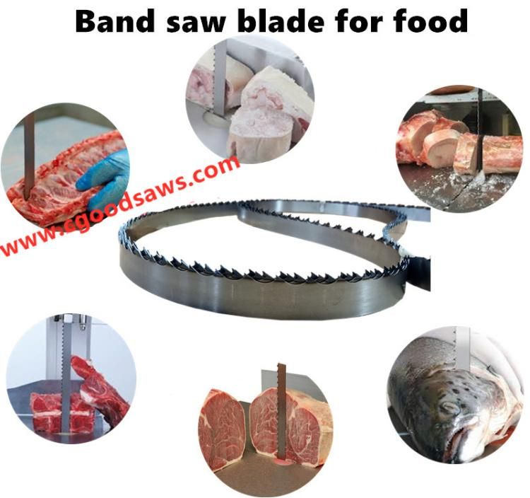 High Carbon Steel Bone Cutter Meat Band Saws Blade for Frozen Meat