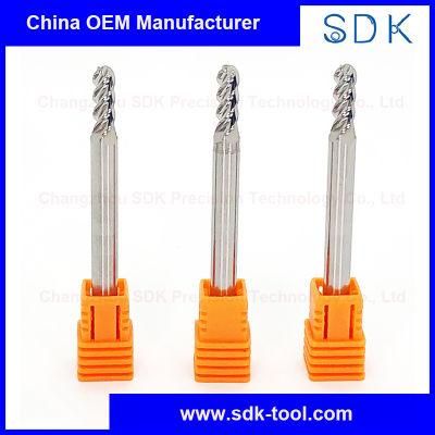 Hot Selling Factory Direct End Mill 4f Ball Nose End Mill for Aluminum