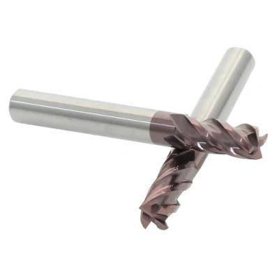 Carbide Tungsten End Mill with Coating of Altin Tiain Ticn Tin