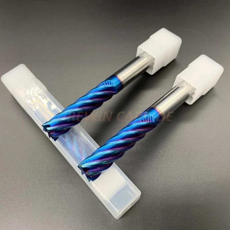 Gw Cabride - Carbide End Mill 2f Ballnose with Blue Nano Coating