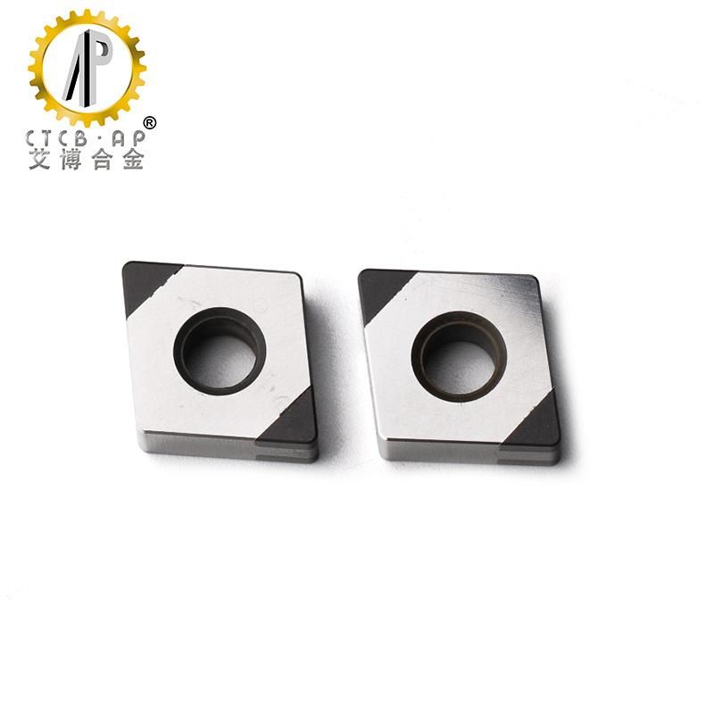 CBN Cutting Tools Inserts CNMN CNC Diamond Tip For Steel Cast Iron