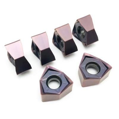 Turning Tool Wnmu 040304 En Kt8030 Carbide Tool 100% Original CNC Hexagonal Fast Feed Milling Insert Wnmu040304