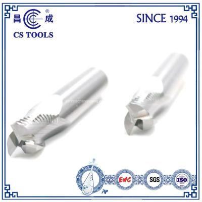 Solid Carbide 3 Flutes Spiral Slot Roughing End Mill for Roughing Machining