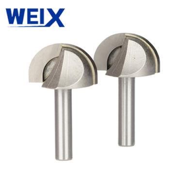 Weix Solid Carbide Woodworking Milling Cutter Round Bottom Engraving Router Bit