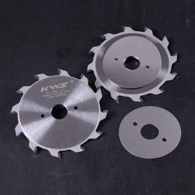 PCD Adjustable Scoring Saw Blade with Chrome Plating for Coated Wood-Based Panels