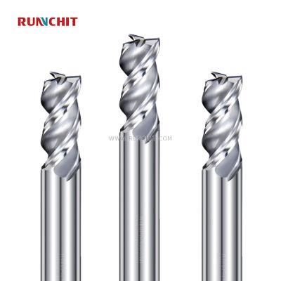 3 Flutes High-Performance Aluminum Cutter Tools Ranges From 0.1mm to 20mm for Aluminum Mold Tooling Clamp 3c Industry (AES0303A)