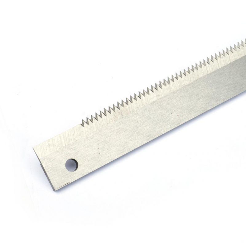 HSS Serrated Tooth Cutting Knife for Packaging Sealing Machine Industry