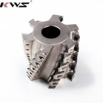 Kws Helical Planing Spiral Cutter Head Wood Cutting High Performance Woodworking Cutter Head