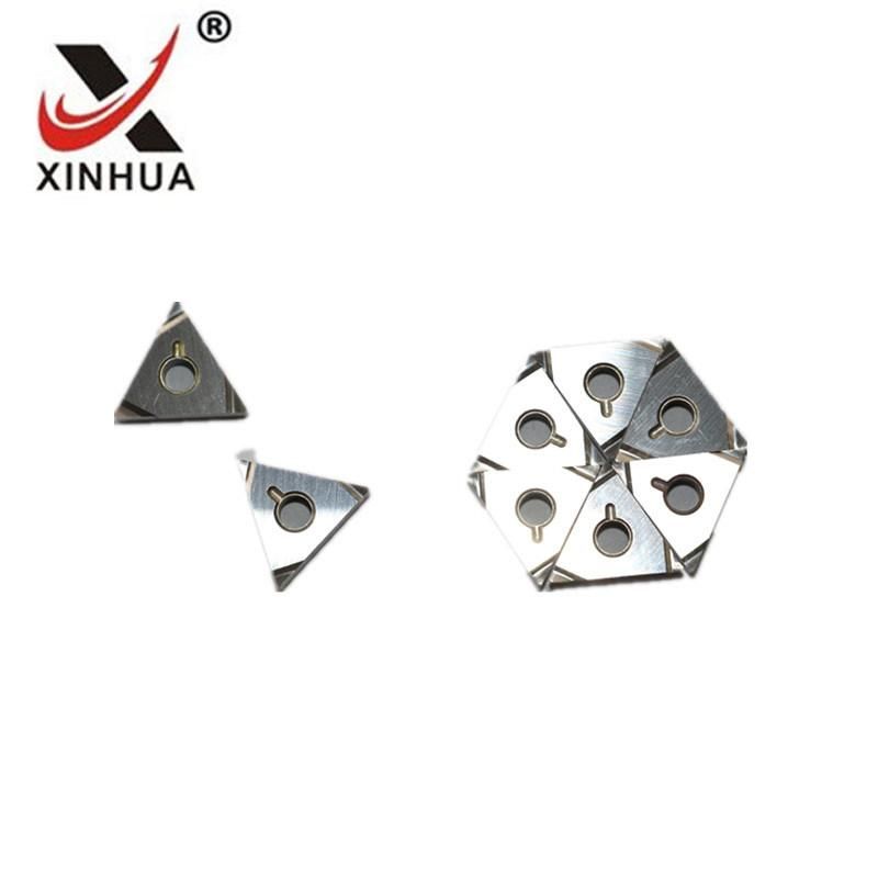 Silver Color Wear Resistant Carbide Insert Tngg160404r-F