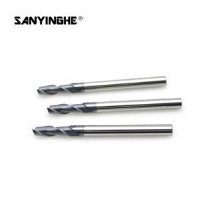 2 Flute Tungsten Solid Carbide 6mm End Mill CNC Cutting Tools Long Shank