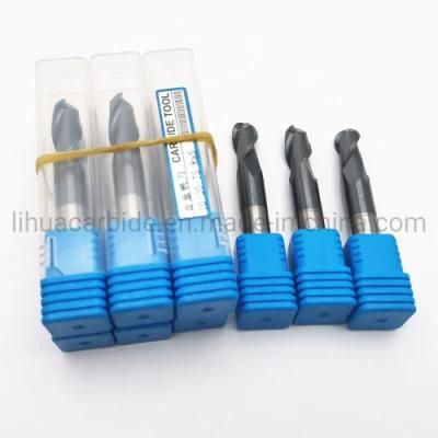 Altin Coated Oxide Ball Nose Solid Carbide End Mill R 0.5-R 10 2-Flute CNC
