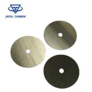 Ground Round Tungsten Carbide Blade with Central Hole